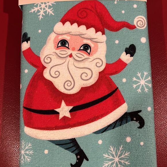 NWT Johanna Parker Santa drying mats - Picture 2 of 3